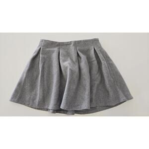 Random Piece Gray Pleated Wool Skater Skirt Women’s L (Fits S/M) A-Line Winter S
